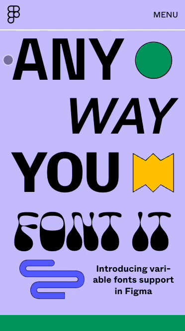 Variable fonts support in Figma