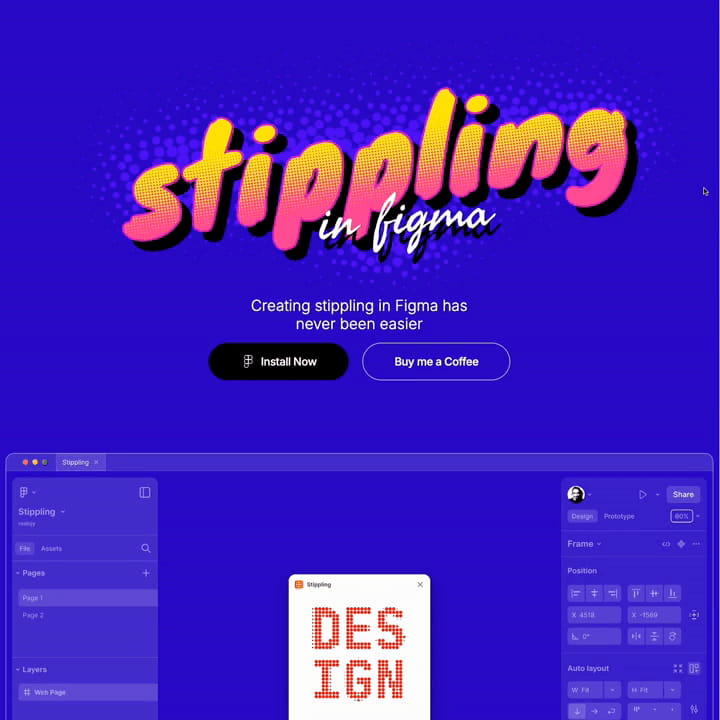 Stippling – Figma plugin