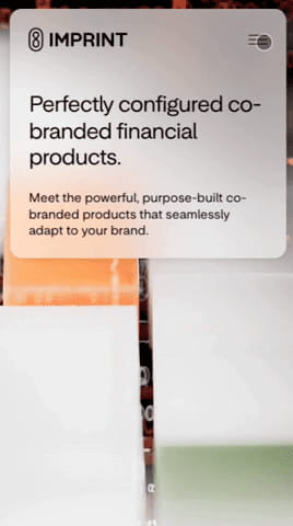 Imprint – Modern co-branded credit cards