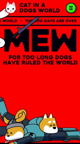 MEW – cat in a dogs world