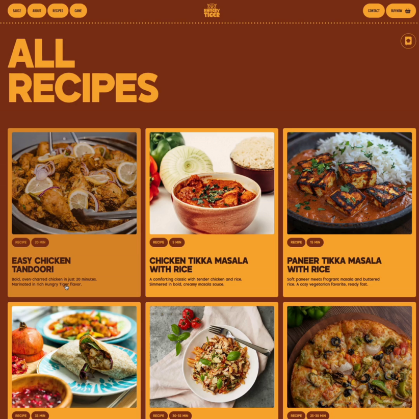Recipes — Hungry Tiger