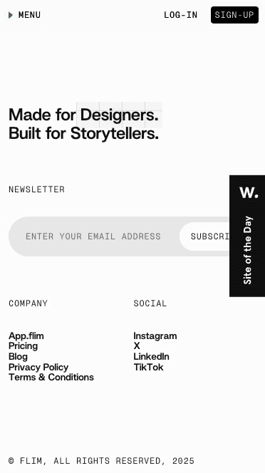 Flim | The search engine for creative people