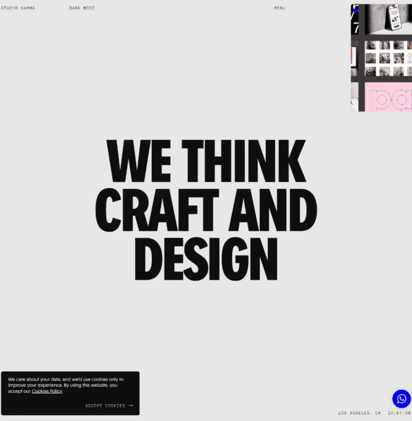 Branding, Design & Webflow Development | Studio Namma