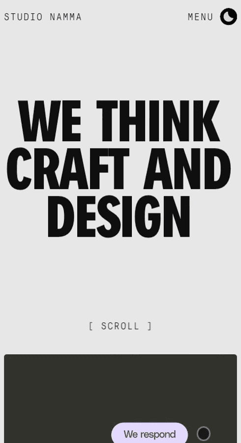 Branding, Design & Webflow Development | Studio Namma