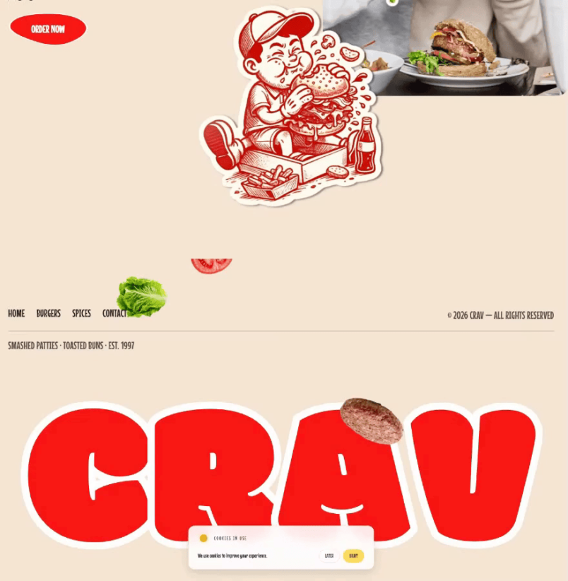 CRAV | Artisan Smashed Burgers